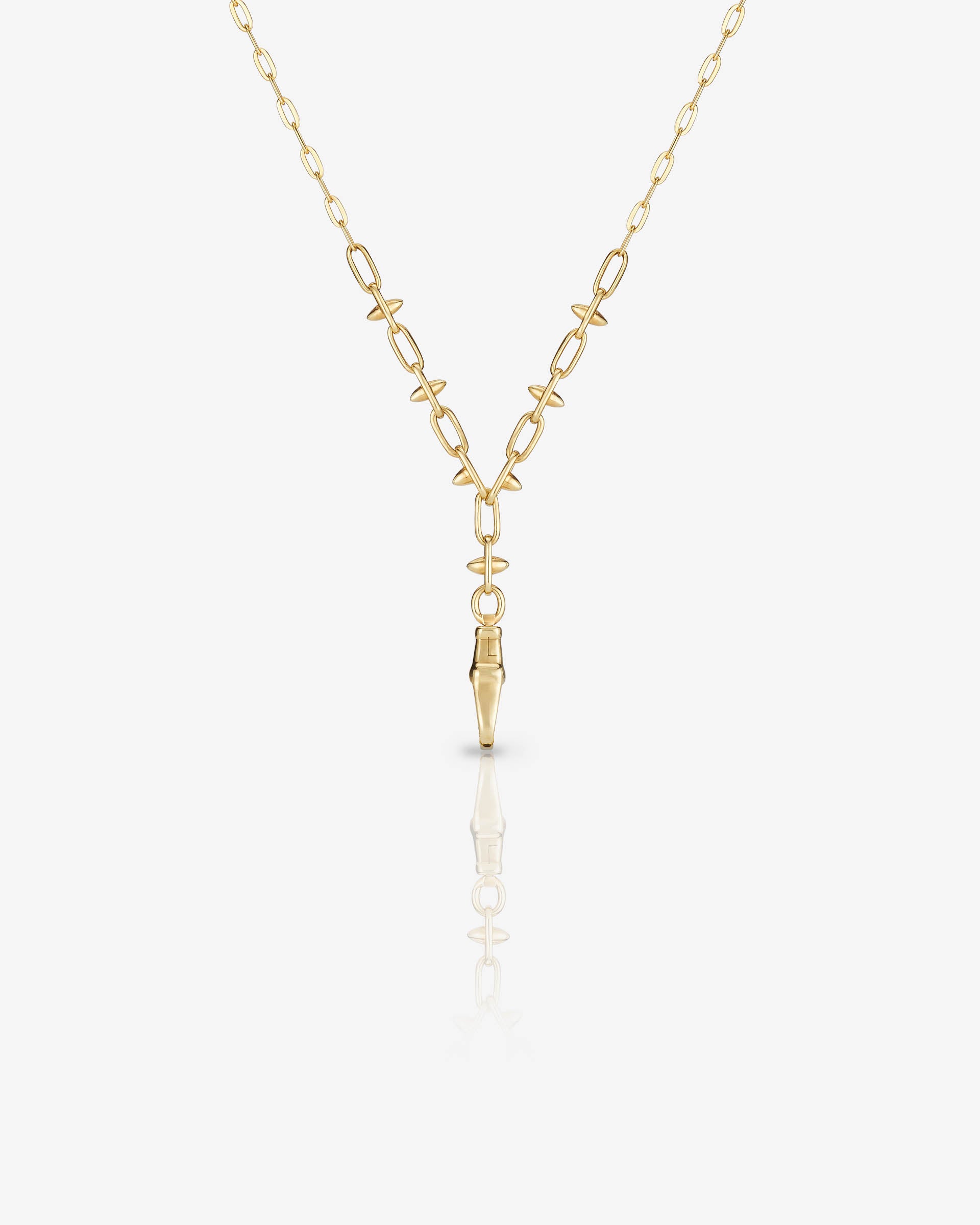 Gold discount fob necklace