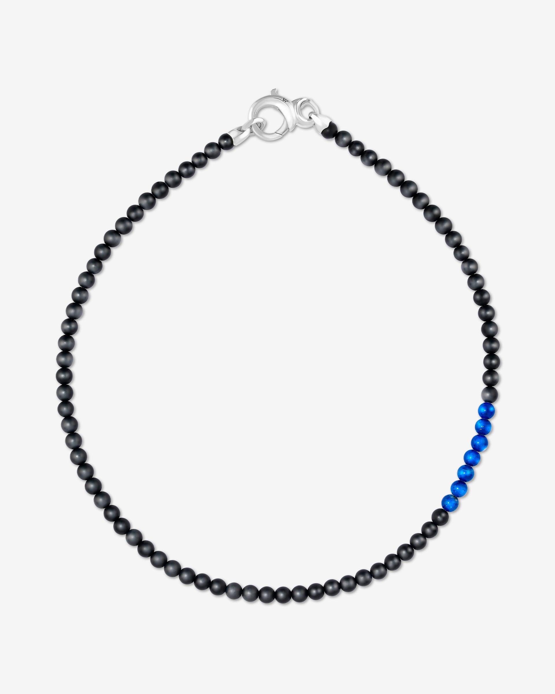 Thorn Onyx and Lapis Beaded Necklace | Stephen Webster