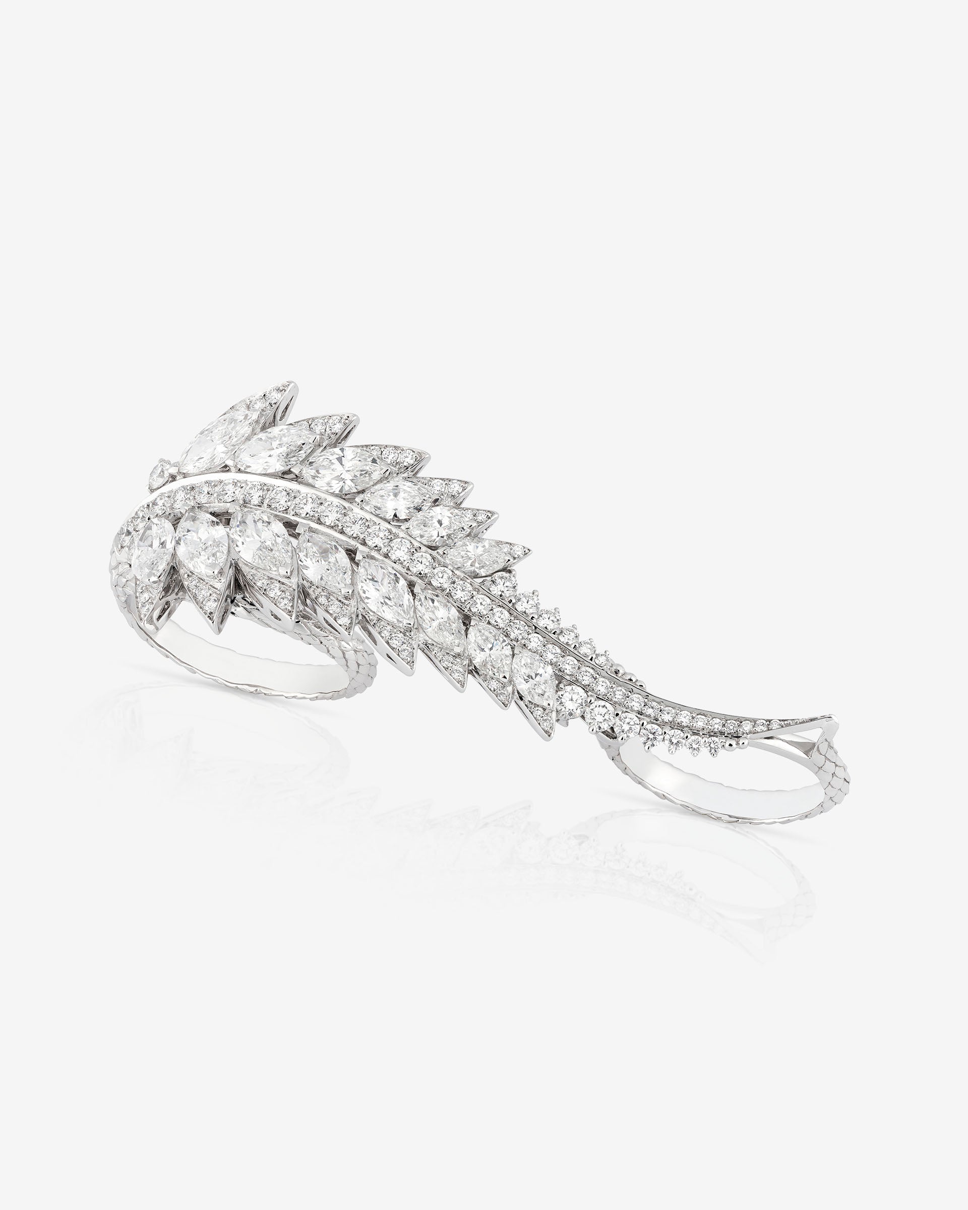 Feather finger store ring